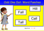 Odd-one-out: Word families | Recurso educativo 67097