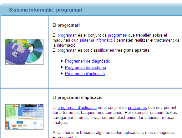 Sistema informàtic: programari | Recurso educativo 34078