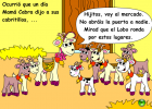 Cuento interactivo: Los siete cabritillos y el Lobo | Recurso educativo 36178