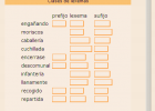 Morfemas y lexemas 2 | Recurso educativo 39166