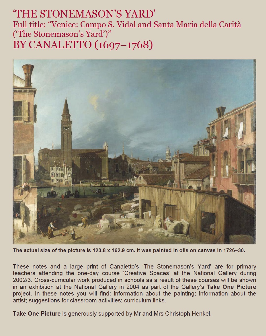 Painting: The Stonemason's yard, 1726-30 | Recurso educativo 39564