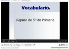 Vocabulario | Recurso educativo 42704