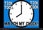 Song: Match my clock | Recurso educativo 50078