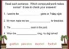 Compound words | Recurso educativo 55910