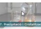 Precipitació i cristal·lització | Recurso educativo 57711