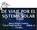 Proyecto de Actividades: De viaje por el sistema solar | Recurso educativo 16769