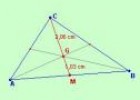 Triángulos: medianas y baricentro | Recurso educativo 1860