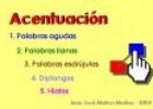 Aplicación: Acentuación | Recurso educativo 8519