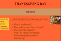 Webquest: Thanksgiving Day | Recurso educativo 9990