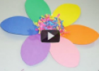 Flor con plato de papel | Recurso educativo 65789