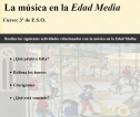 La música en la Edad Media | Recurso educativo 71370