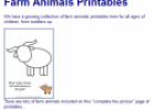 Farm animals printables | Recurso educativo 75490