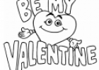 Valentine colouring page | Recurso educativo 77033