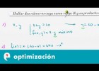 Derivadas: optimización (ejercicio 2) | Recurso educativo 109521