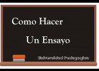 TUTORIAL : ¿Como hacer un Ensayo? | Recurso educativo 119524