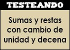 Sumas y restas con cambio de unidades y decenas | Recurso educativo 351223